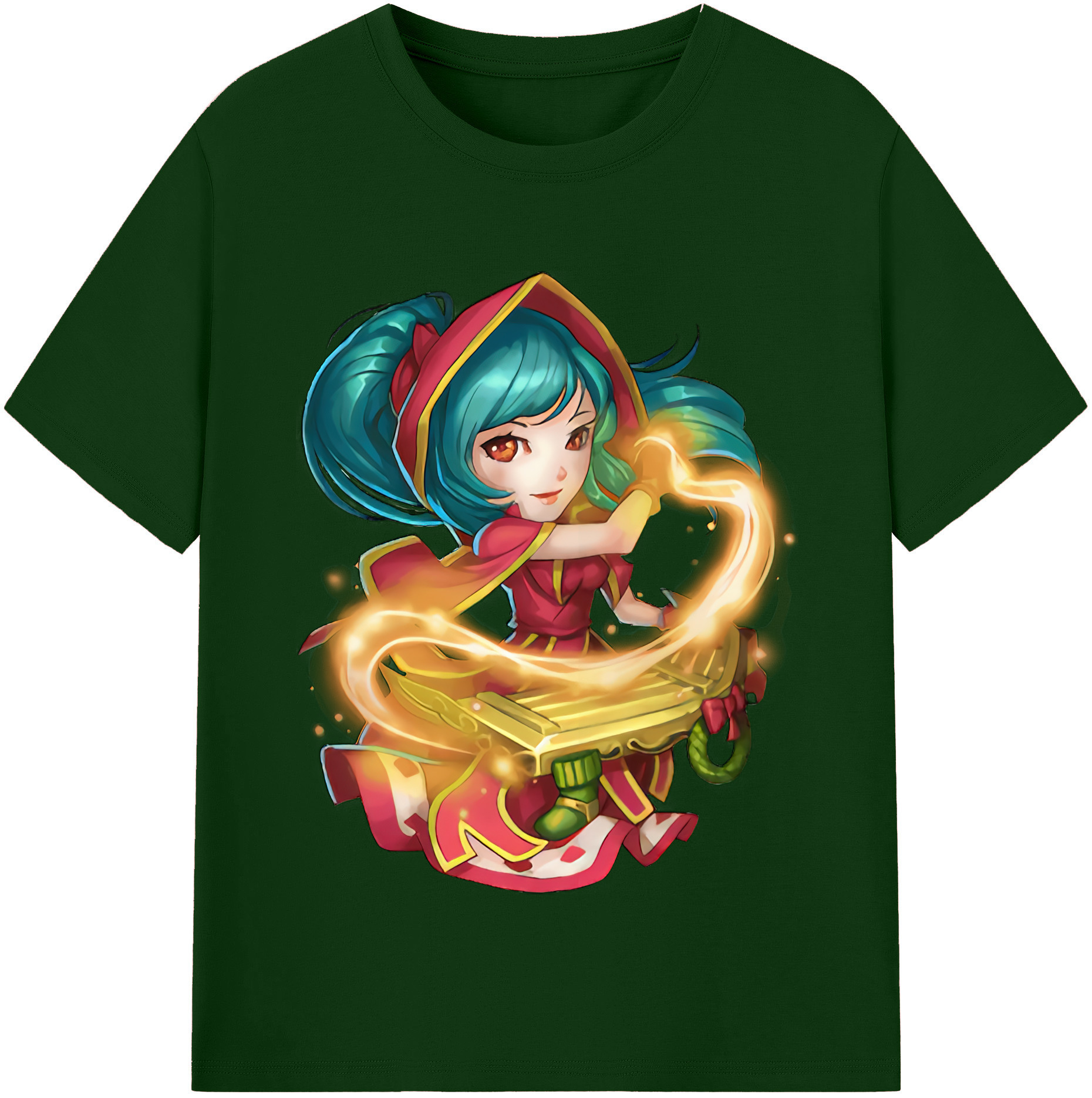 リーグ・オブ・レジェンド League of Legends LOL 綿100％半袖Tシャツ（フロントプリント）
